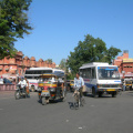 Křižovatka v centru Jaipuru