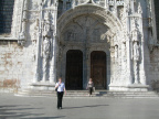 Krásně zdobený vchod do katedrály v Belému. H